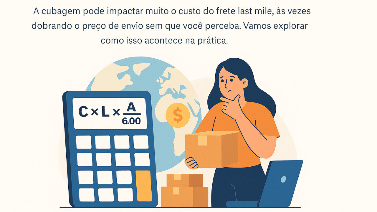 Cubagem na prática: como ela pode dobrar o valor do seu frete sem você perceber